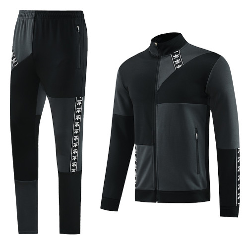 AJ12 Black Mens Jacket Suit