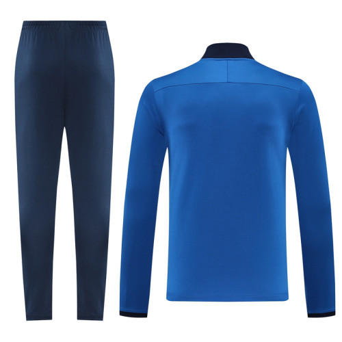 NB09 RoyalBlue MEN 1/4 Zipper TrackSuit