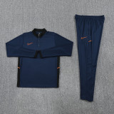 NB09 Navy MEN 1/4 Zipper TrackSuit