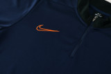 NB09 Navy MEN 1/4 Zipper TrackSuit