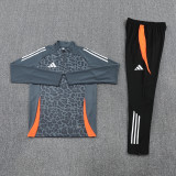 AB08 Dark Grey MEN 1/4 Zipper TrackSuit