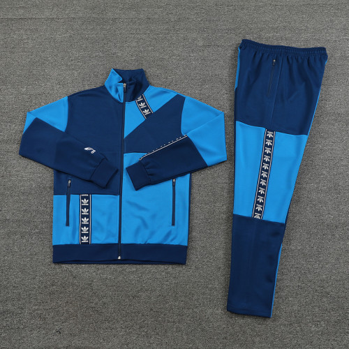 AJ12 Blue Mens Jacket Suit