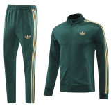 AJ19 Green Mens Jacket Suit
