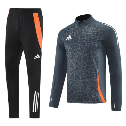 AB08 Dark Grey MEN 1/4 Zipper TrackSuit