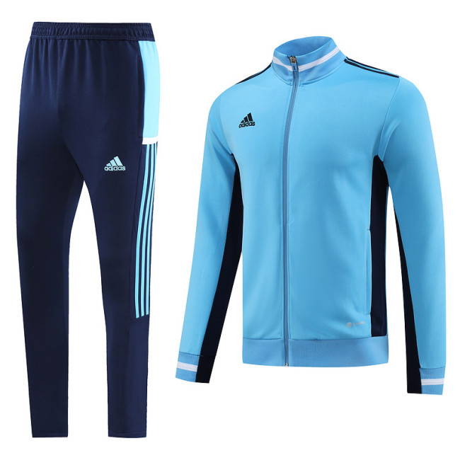 AJ06 Sky Blue Mens Jacket Suit