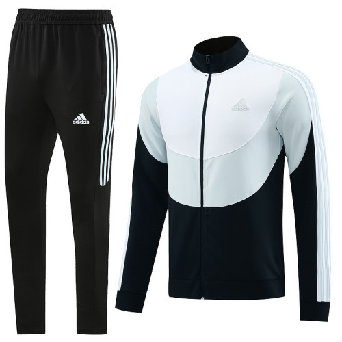 AJ15 Black White Mens Jacket Suit