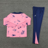 2425 Jordan Psg Pink 1/4 Zipper Training Suit