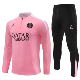 2425 Jordan Psg Pink 1/4 Zipper Player Training Suit