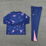 2425 Jordan Psg Navy Blue 1/4 Zipper Training Suit