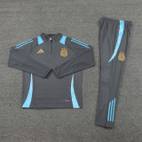 2425 Argentina Dark Grey 1/4 Zipper Training Suit
