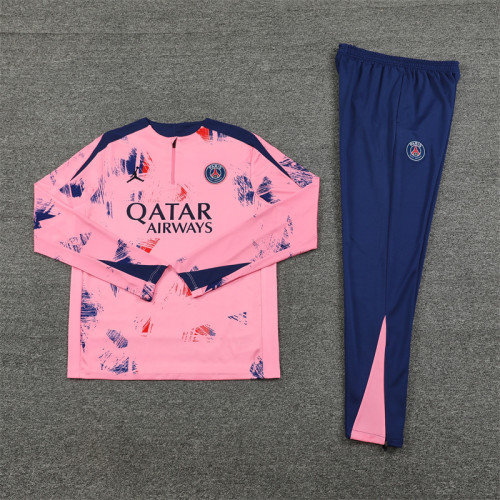 2425 Jordan Psg Pink 1/4 Zipper Training Suit