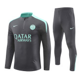 2425 Paris Saint-Germain Light Blue 1/4 Zipper Player Training Suit
