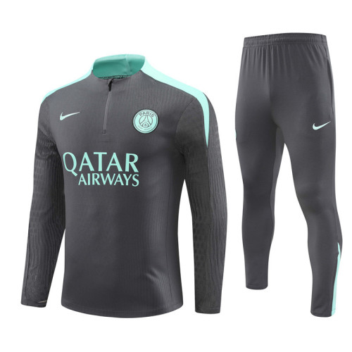 2425 Paris Saint-Germain Light Blue 1/4 Zipper Player Training Suit