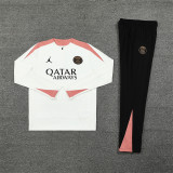 2425 Jordan Psg White 1/4 Zipper Player Training Suit