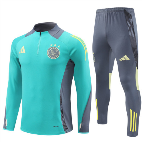 2425 Afc Ajax Green 1/4 Zipper Training Suit