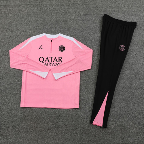 2425 Jordan Psg Pink 1/4 Zipper Player Training Suit