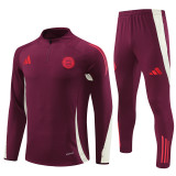 2425 Bayern München Bordeaux 1/4 Zipper Training Suit