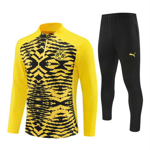 2425 Borussia Dortmund Yellow 1/4 Zipper Training Suit
