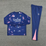2425 Jordan Psg Navy Blue 1/4 Zipper Training Suit