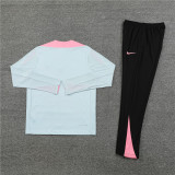 2425 Paris Saint-Germain Light Grey 1/4 Zipper Player Training Suit