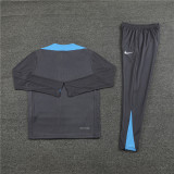 2425 Tottenham Dark Grey 1/4 Zipper Player Training Suit