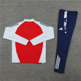 2425 Arsenal Red 1/4 Zipper Training Suit