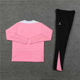 2425 Jordan Psg Pink 1/4 Zipper Player Training Suit