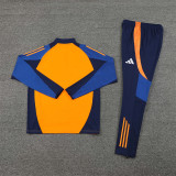 2425 Juventus Orange Yello 1/4 Zipper Training Suit