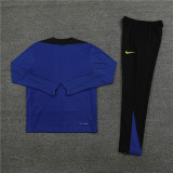 2425 Barcelona Royal Blue 1/4 Zipper Player Training Suit