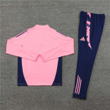 2425 Arsenal Pink 1/4 Zipper Training Suit