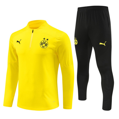 2425 Borussia Dortmund Yellow 1/4 Zipper Training Suit