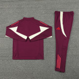 2425 Bayern München Bordeaux 1/4 Zipper Training Suit