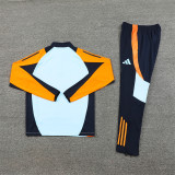 2425 Real Madrid Light Blue 1/4 Zipper Training Suit