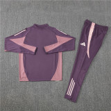 2425 Arsenal Purple 1/4 Zipper Training Suit