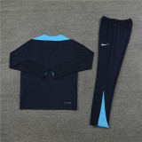 2425 Chelsea Navy Blue 1/4 Zipper Player Training Suit