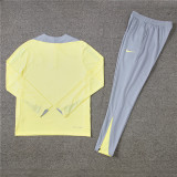 2425 América Light Yellow 1/4 Zipper Player Training Suit