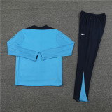 2425 Chelsea Light Blue 1/4 Zipper Player Training Suit