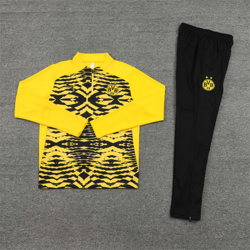 2425 Borussia Dortmund Yellow 1/4 Zipper Training Suit