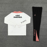2425 Jordan Psg White 1/4 Zipper Player Training Suit