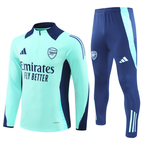 2425 Arsenal Blue 1/4 Zipper Training Suit