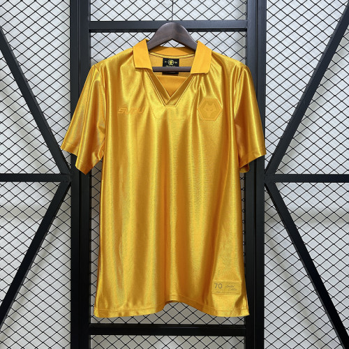 25∕26 Wolves 70th Anniversary yellow   S-4XL
