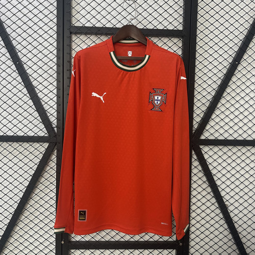 2025 Long sleeve Portugal Home S-XXL