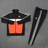 AJ23 Black Orange Mens Jacket Suit