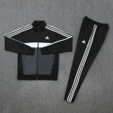 AJ23 Black Grey Mens Jacket Suit
