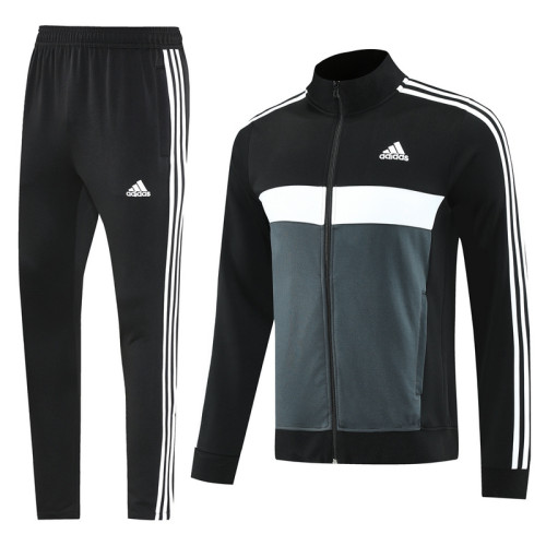 AJ23 Black Grey Mens Jacket Suit
