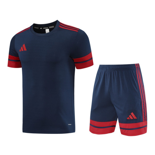 AD10 Navy Blue Mens Short Suit