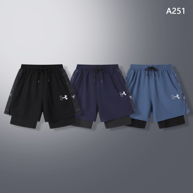 A251# Men Running Double Shorts