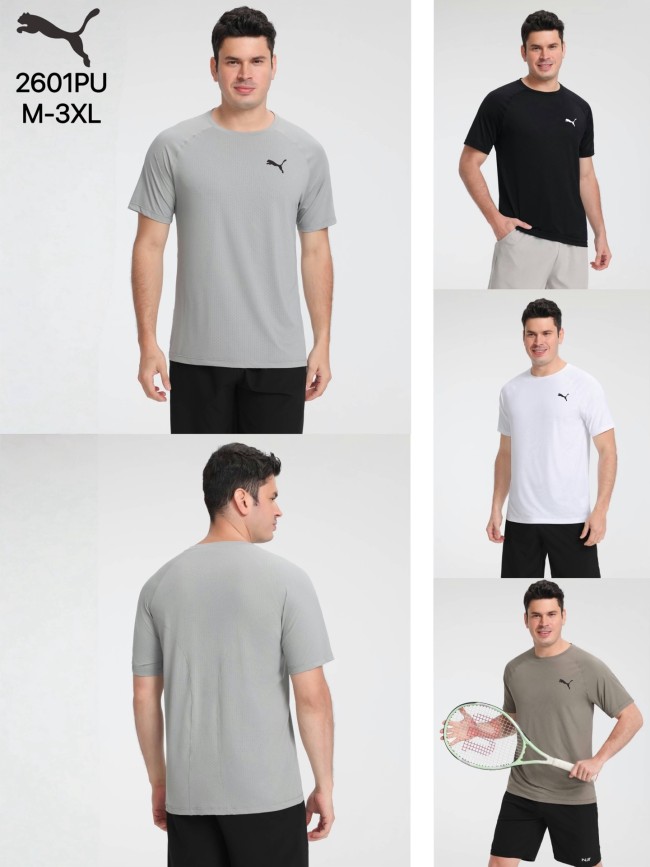 2601PU Men Sport Short Sleeve Tshirt