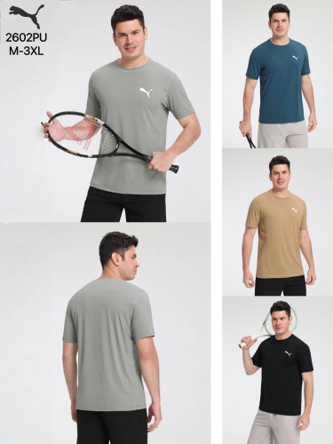 2602PU Men Sport Short Sleeve Tshirt