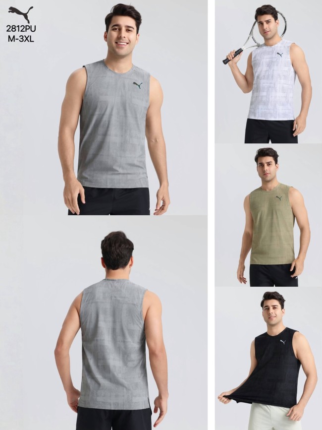 2812PU Men Sport Short Sleeve Tshirt